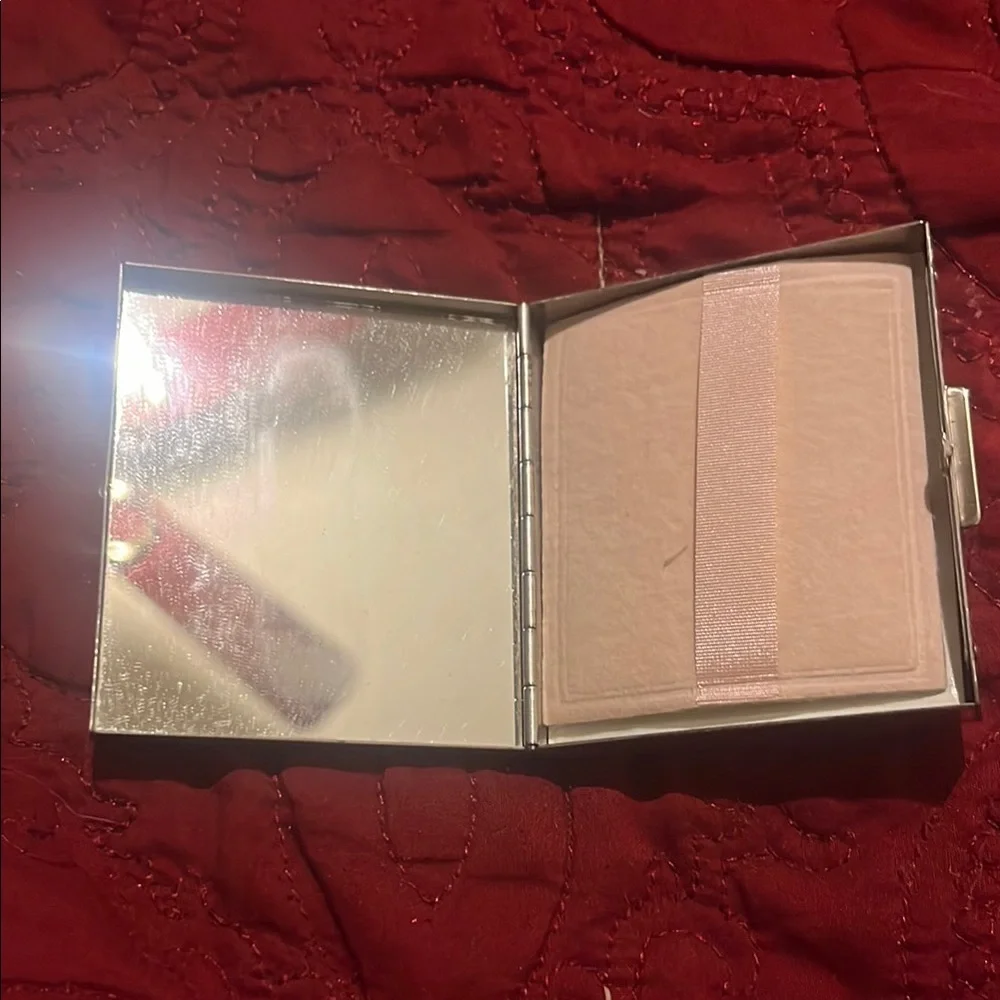 Masonic Silver and Gold Decorative Makeup compact with Mirror Vintage - Picture 7 of 7